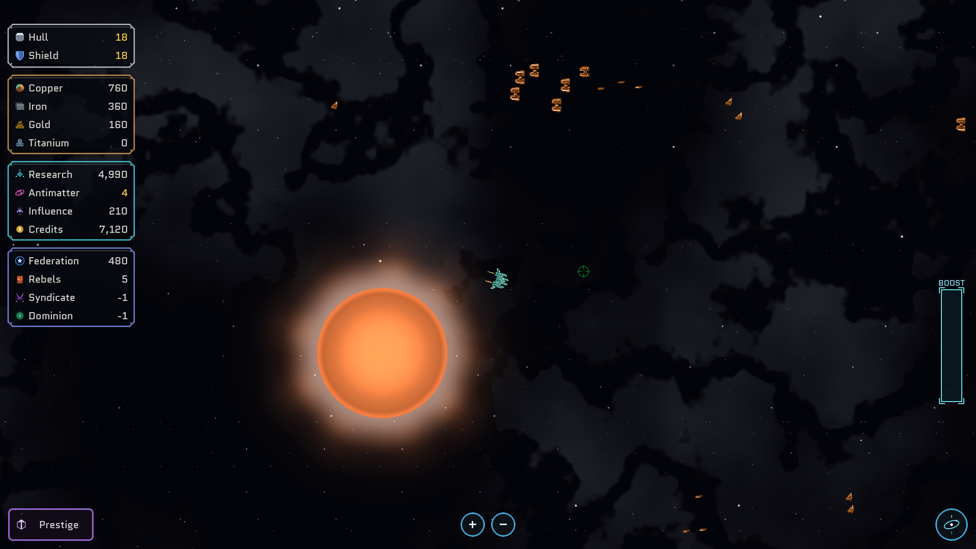 Benders In Space achievement unlock while exploring the Hollow Verge