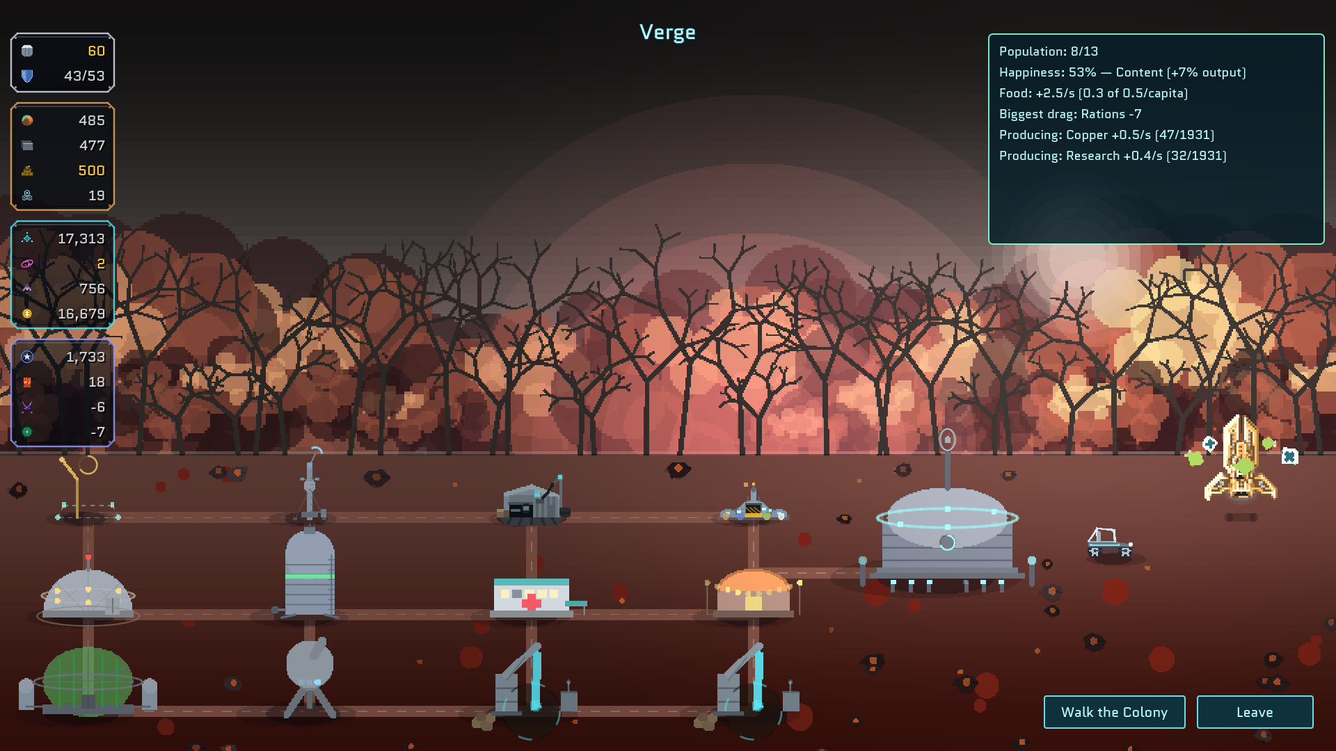 Benders In Space starship prestige upgrade tree