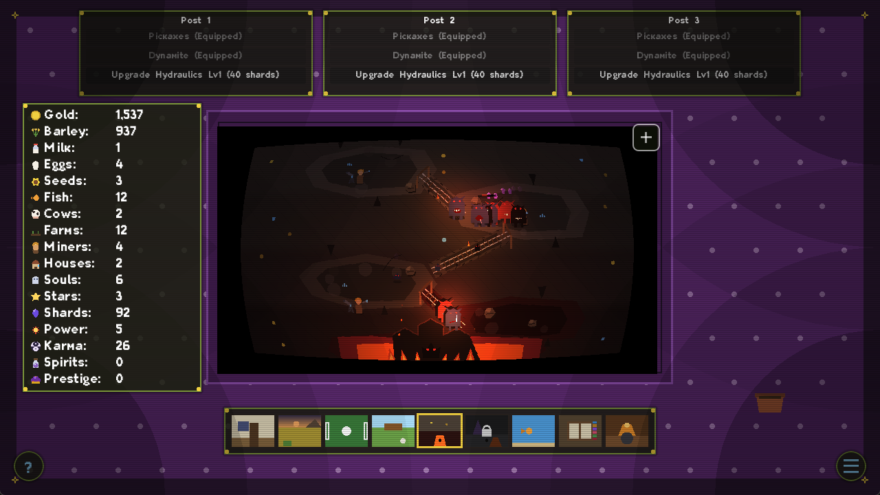 Miners, Moos & Miracles prestige skill tree